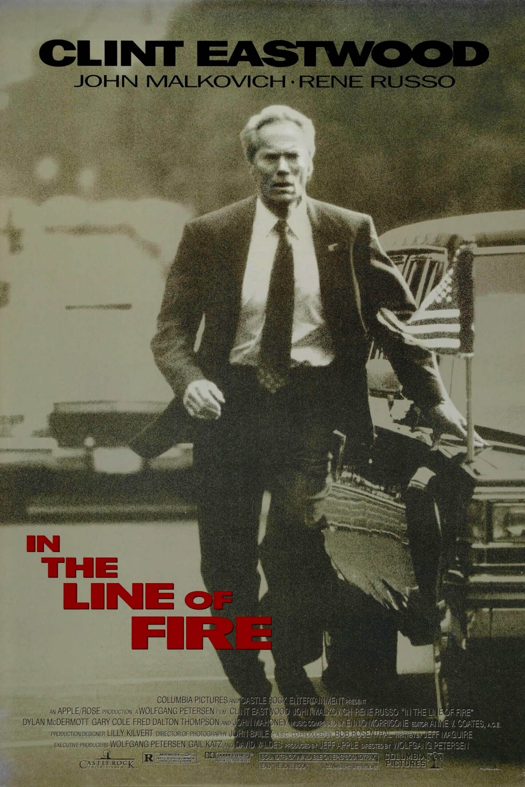 Poster for "In the Line of Fire"