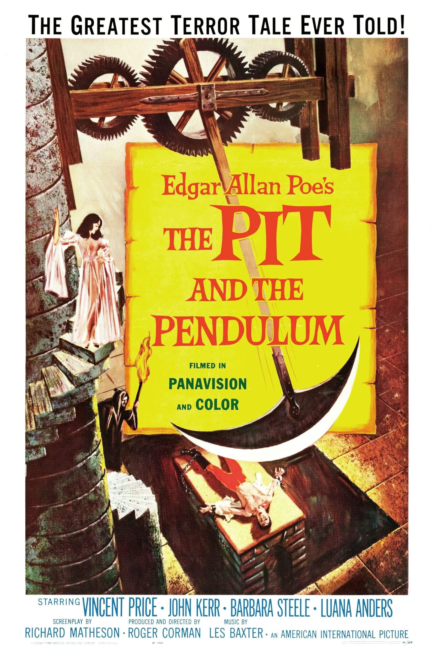 Poster for "The Pit and the Pendulum" (1961)