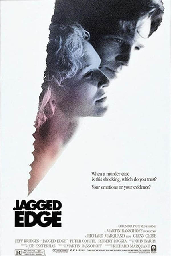 Movie poster for "Jagged Edge"