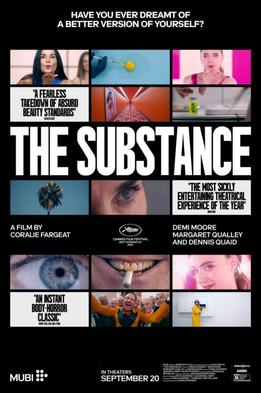 "The Substance" (2024) movie poster