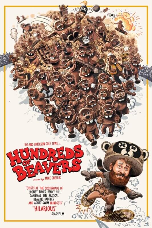 "Hundreds of Beavers" (2024) movie poster