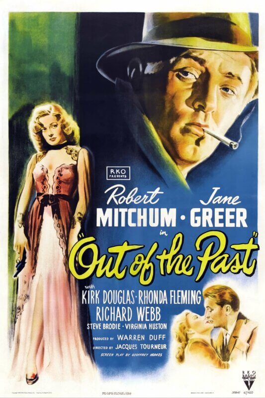 "Out of the Past" (1947) movie poster